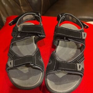 Kids Black and Gray Sandals